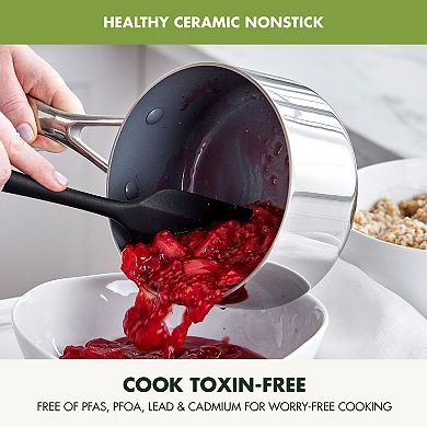 GreenPan Valencia Pro 1.5-qt. Ceramic Nonstick Covered Saucepan