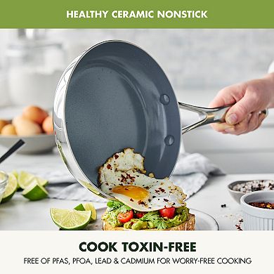 GreenPan Valencia Pro 8-in. Stainless Steel Fry Pan