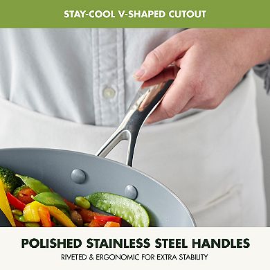 GreenPan Valencia Pro 5-qt. Helper Handle Ceramic Nonstick Covered Saute Pan