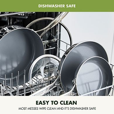 GreenPan Valencia Pro 2-Pc. Nonstick Stainless Steel Ceramic Fry Pan Set