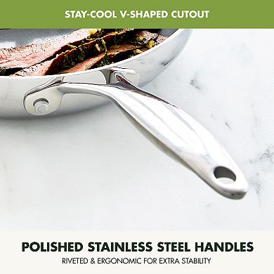 GreenPan Valencia Pro 10-pc. Stainless Steel Ceramic Nonstick Cookware Set