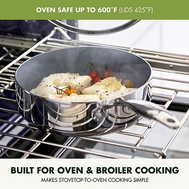 GreenPan Valencia Pro 10-pc. Stainless Steel Ceramic Nonstick Cookware Set