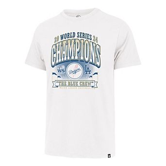Men's '47 Brand Los Angeles Dodgers MLB 2024 "The Blue Crew" World Series Champions Graphic Tee