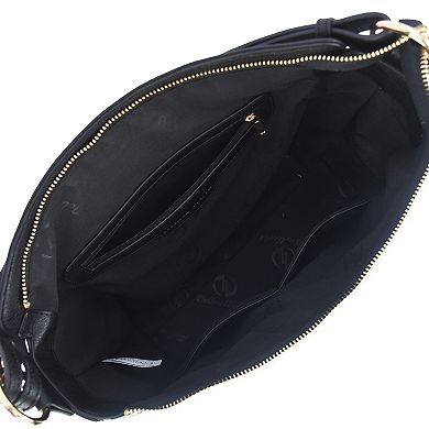 Mellow World Maya Leopard Print Hobo Bag with Adjustable Shoulder Strap