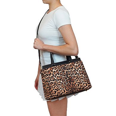 Mellow World Savanna Leopard Print Satchel Bag
