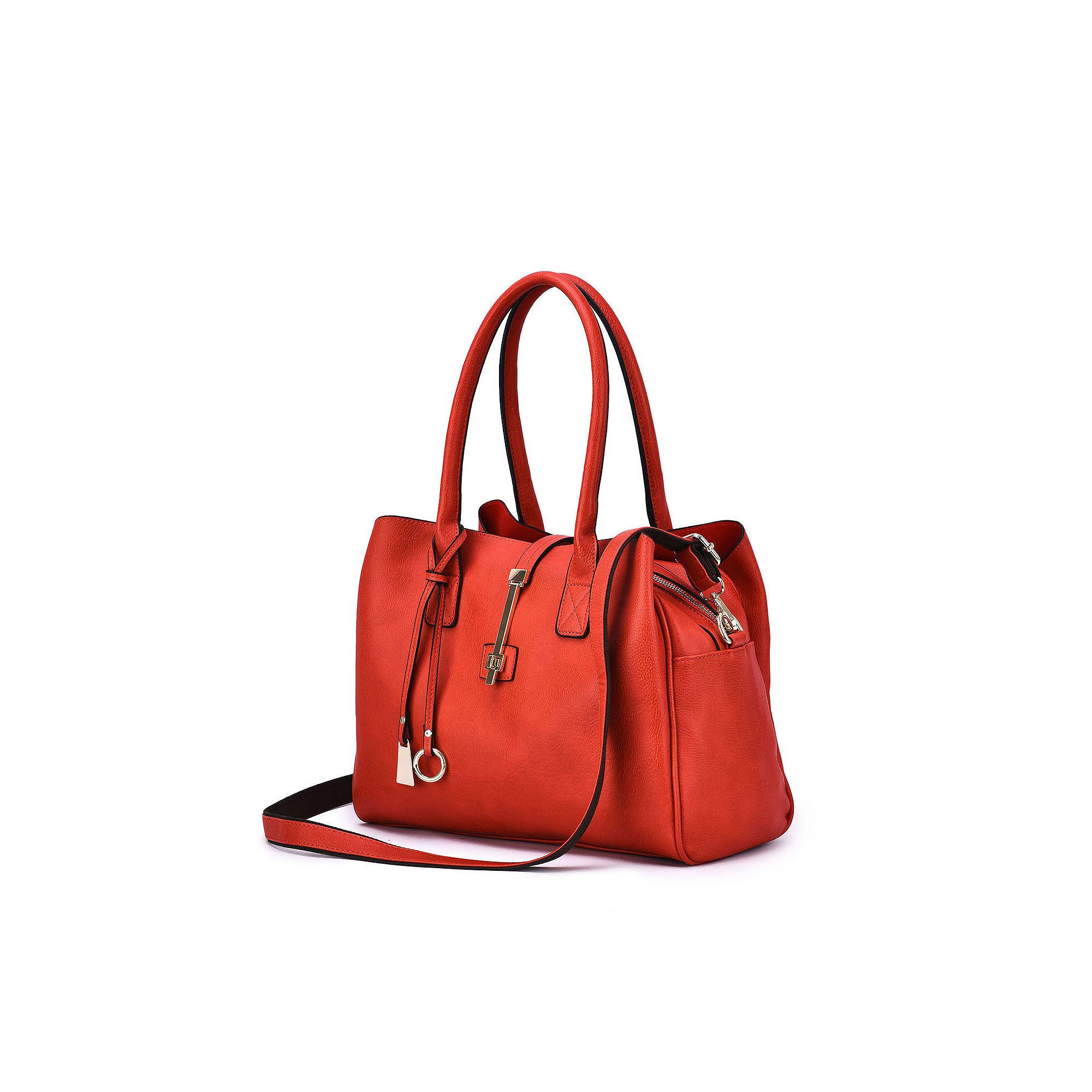 Mellow World Jasmine Convertible Satchel, Red
