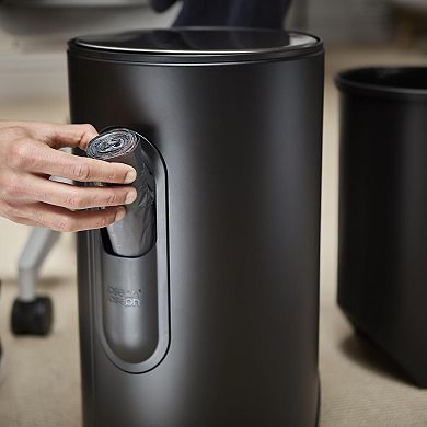 Joseph Joseph Arc 2.6 Gallon Slimline Pedal Trash Can with Liner Pocket - Stainless Steel
