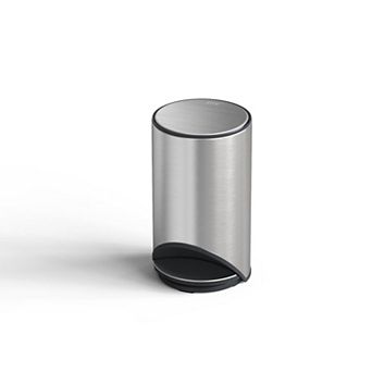 Joseph Joseph Arc 2.6 Gallon Slimline Pedal Trash Can with Liner Pocket - Stainless Steel