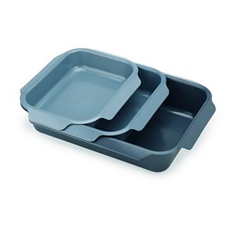 Joseph Joseph Nest™ Oven Set of 3 Stackable Non-Stick Roasting Pan Trays with Easy-Pull Handles