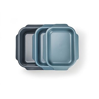 Joseph Joseph Nest™ Oven Set of 3 Stackable Non-Stick Roasting Pan Trays with Easy-Pull Handles