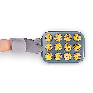 Joseph Joseph Nest™ Bake 12-cup Non-Stick Muffin Tin with Easy-Pull Handles