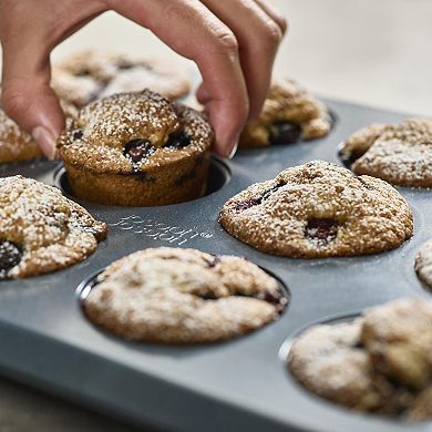 Joseph Joseph Nest™ Bake 12-cup Non-Stick Muffin Tin with Easy-Pull Handles