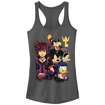 Disney's Kingdom Hearts Battle Group Juniors' Racerback Tank Top