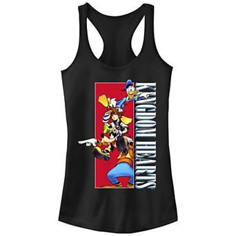 Disney's Kingdom Hearts Trio Juniors' Racerback Tank Top