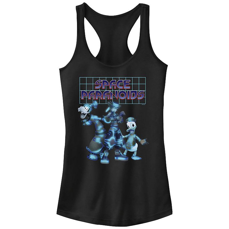Disney's Kingdom Hearts Space Paranoids Juniors' Racerback Tank Top, Girl's,