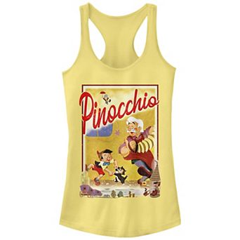 Disney's Pinocchio Happy Dance Juniors' Racerback Tank Top