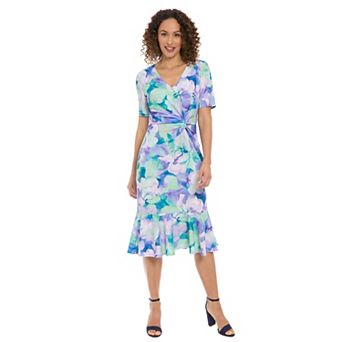 Women's London Times Side Twist Midi Sheath Dress