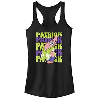 Juniors' Nickelodeon The Patrick Star Show Happy Pose Racerback Tank Top