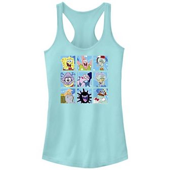 Juniors' Nickelodeon The Patrick Star Show Family Portraits Racerback Tank Top
