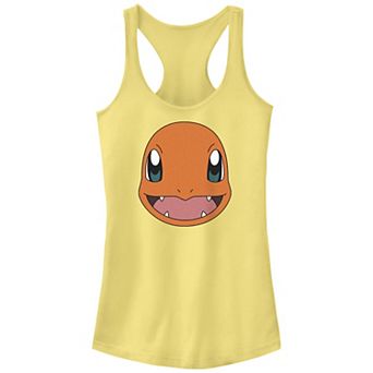 Juniors' Pokemon Charmander Smiley Face Racerback Tank Top