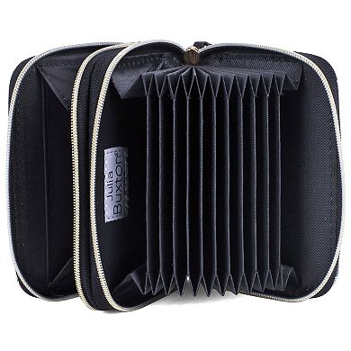 Julia Buxton Pebble Vegan Leather Wizard Wallet