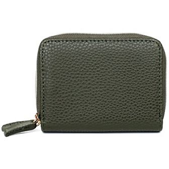 Julia Buxton Pebble Vegan Leather Wizard Wallet
