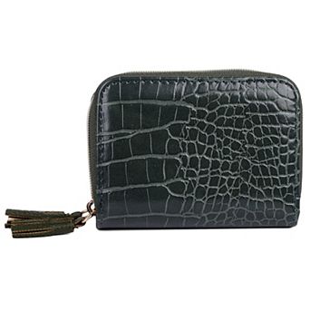 Julia Buxton Pebble Vegan Leather Wizard Wallet