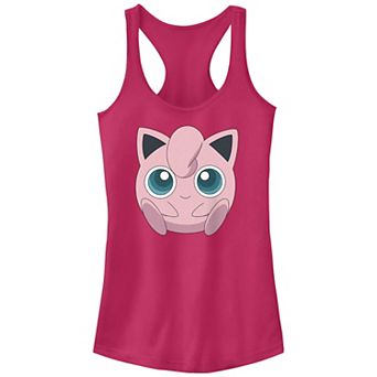 Juniors' Pokemon Jigglypuff Sitting Racerback Tank Top
