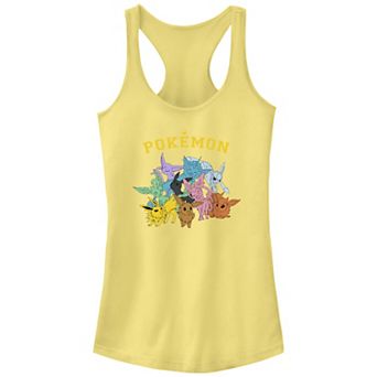 Juniors' Pokemon Eeveelutions Group Racerback Tank Top