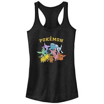 Juniors' Pokemon Eeveelutions Group Racerback Tank Top