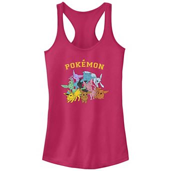 Juniors' Pokemon Eeveelutions Group Racerback Tank Top