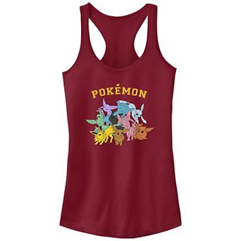 Juniors' Pokemon Eeveelutions Group Racerback Tank Top