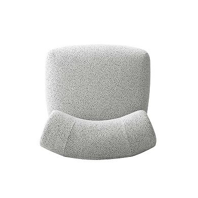 MANHATTAN COMFORT Bartow Woven Fabric Upholstered Accent Chair