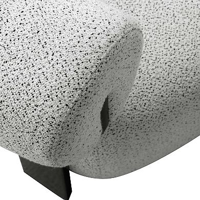 MANHATTAN COMFORT Bartow Woven Fabric Upholstered Accent Chair