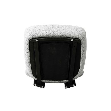MANHATTAN COMFORT Bartow Woven Fabric Upholstered Accent Chair