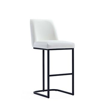 MANHATTAN COMFORT Serena Faux Leather Upholstered Barstool