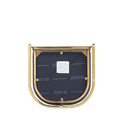 MANHATTAN COMFORT Louvre Modern Faux Leather Upholstered 2-pc. Barstool Set