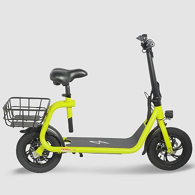 Phantomgogo Commuter R1 Bk- Adult Electric Scooter - Foldable Scooter - 450W Brushless Motor 36V -32