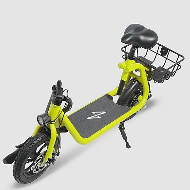 Phantomgogo Commuter R1 Bk- Adult Electric Scooter - Foldable Scooter - 450W Brushless Motor 36V -32