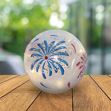 Celebrate Together Americana Celebration Mini Orb Outdoor Light