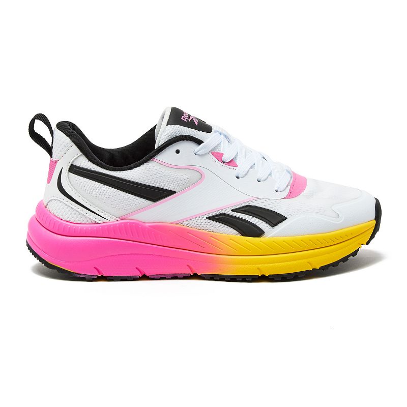 Reebok Rush Women's Running Shoes, Size: 6, White Pink Hazel