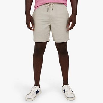Men's Chaps 7-Inch Linen Pull-On Shorts