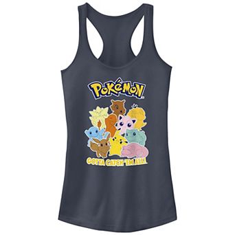 Juniors' Pokemon Team Gotta Catch 'Em All Racerback Tank Top