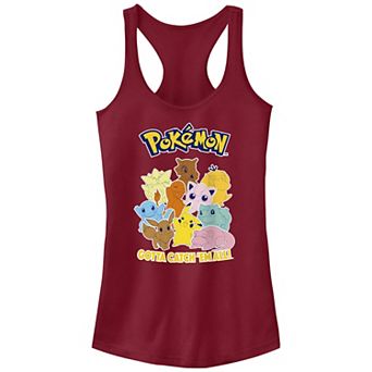 Juniors' Pokemon Team Gotta Catch 'Em All Racerback Tank Top