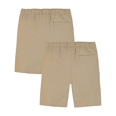 Boys 8-20 Approved Schoolwear 2-Pack Pull-On Uniform Shorts