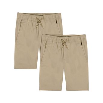Boys 8-20 Approved Schoolwear 2-Pack Pull-On Uniform Shorts