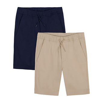 Boys 8-20 Approved Schoolwear 2-Pack Pull-On Uniform Shorts