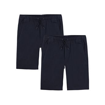 Boys 8-20 Approved Schoolwear 2-Pack Pull-On Uniform Shorts