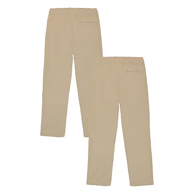 Boys 8-20 Approved Schoolwear 2-Pack Pull-On Uniform Pants