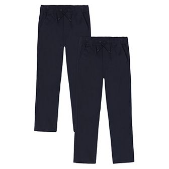 Boys 8-20 Approved Schoolwear 2-Pack Pull-On Uniform Pants